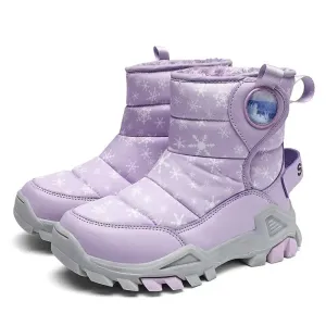 Kids Winter Snow Boots with Plush Lining