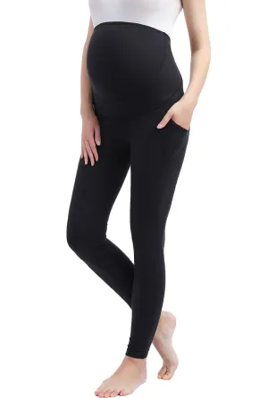 Kimi   Kai Maternity Joi Belly & Back Support Pocket Maternity Leggings (28" Inseam)