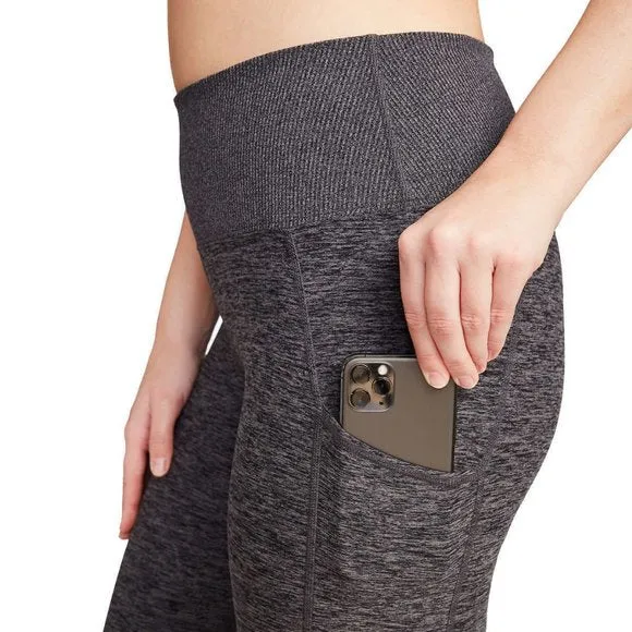 Kirkland Signature Ladies' Brushed Charcoal Legging Large