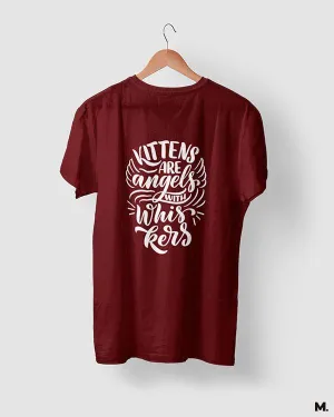 Kittens are angels printed t shirts