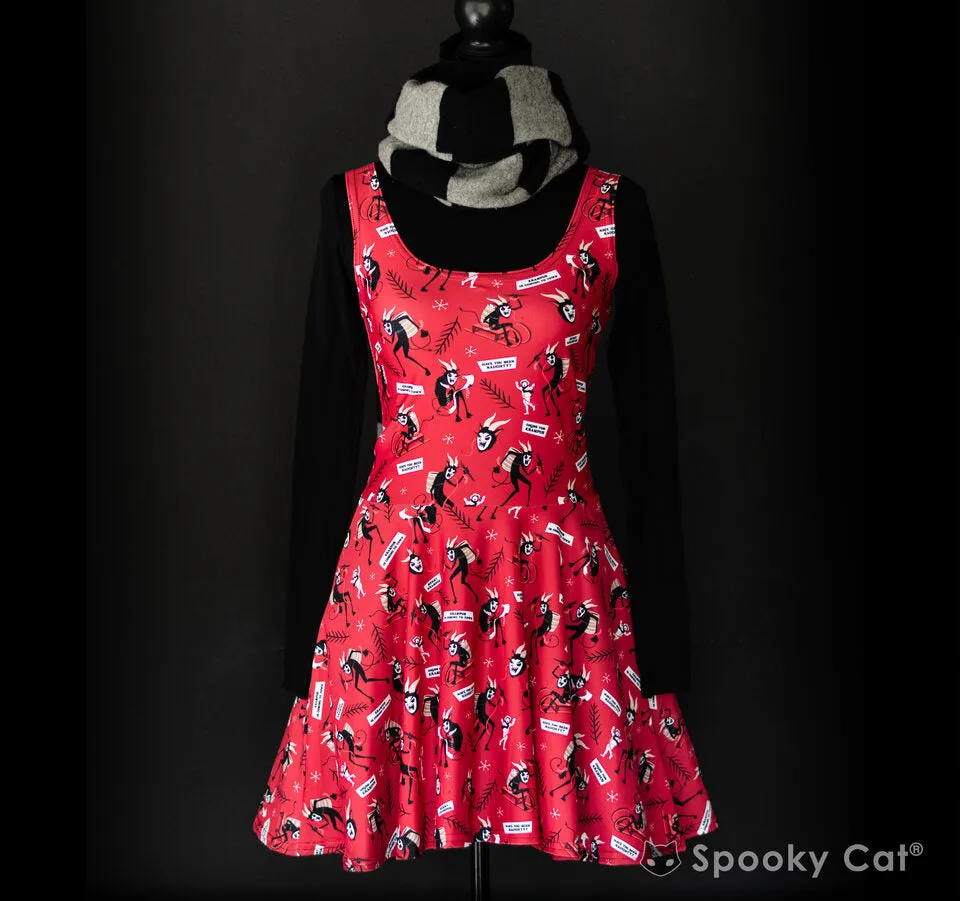 Krampus Folklore Skater Dress