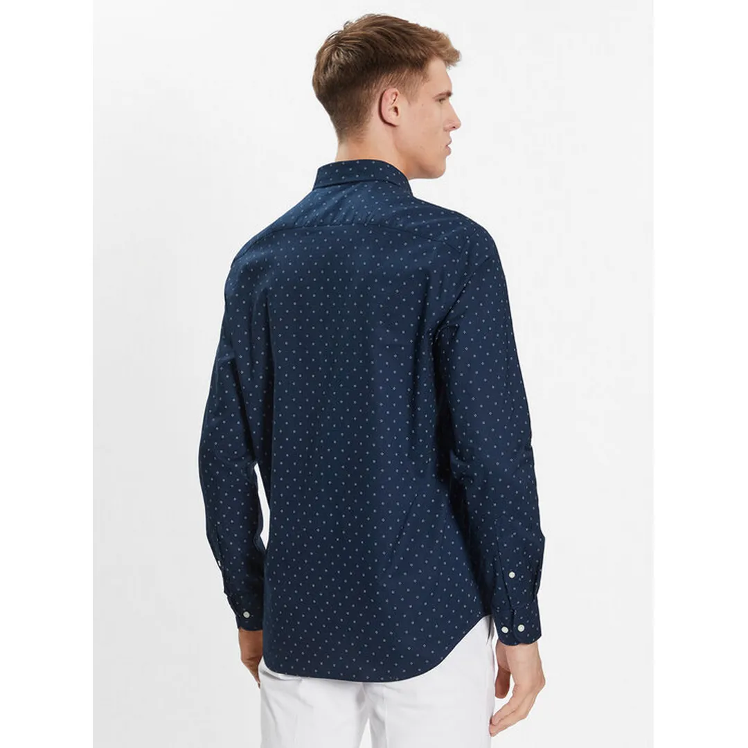 L-W Geo Oxf Print Rf Shirt