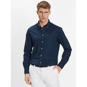 L-W Geo Oxf Print Rf Shirt