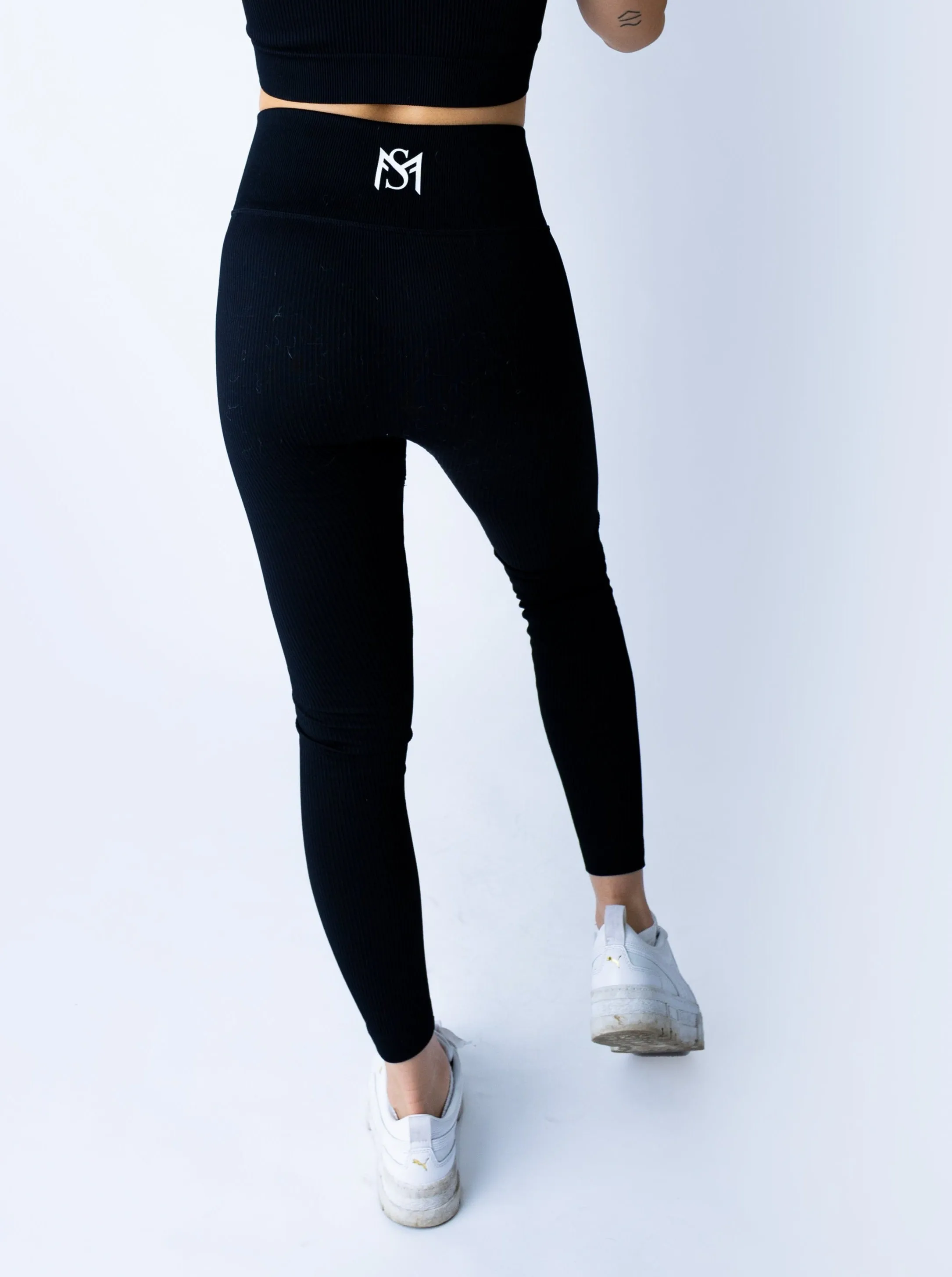 Lace Collection Black Set Long Sleeve