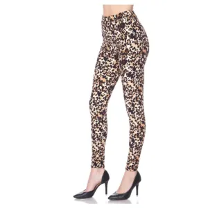 Lazy Leopard Leggings by Queens Designs