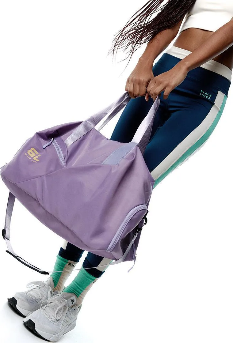 Legging deportivo SynergyFit - Tricolor Cream, Ocean blue & Sage