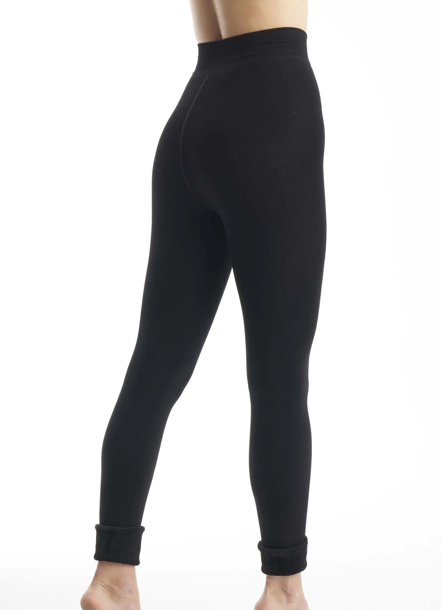 Lemon Lightweight Faux Fur Lined Legging