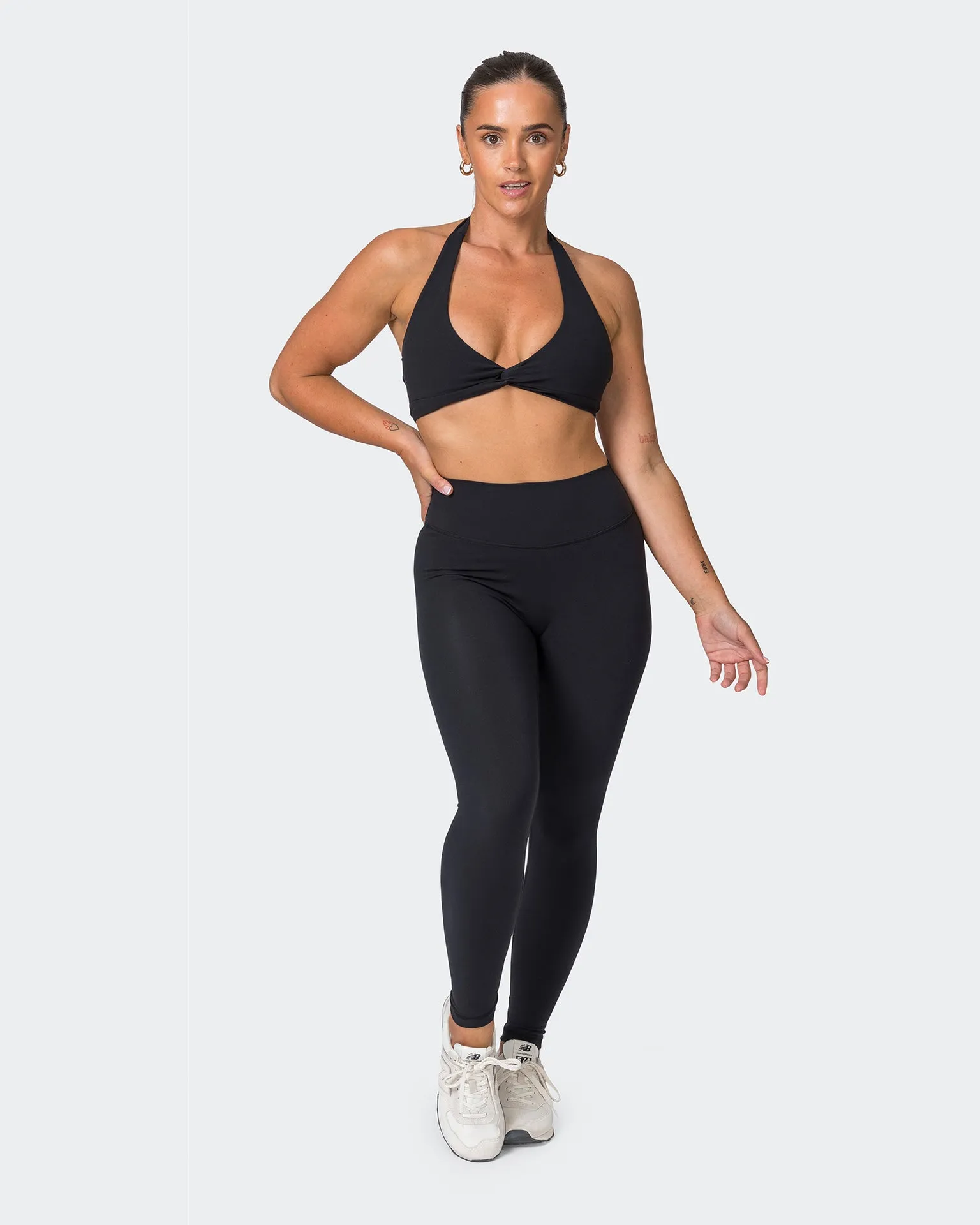 Liberty Zero Rise Ankle Length Leggings - Black