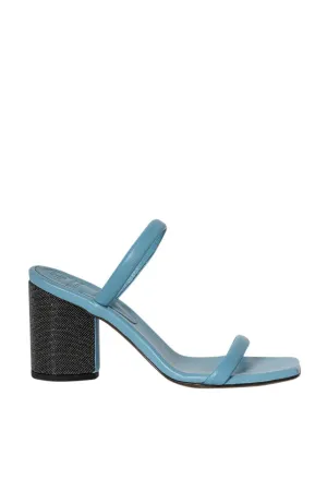 Light Blue Heel Sandals