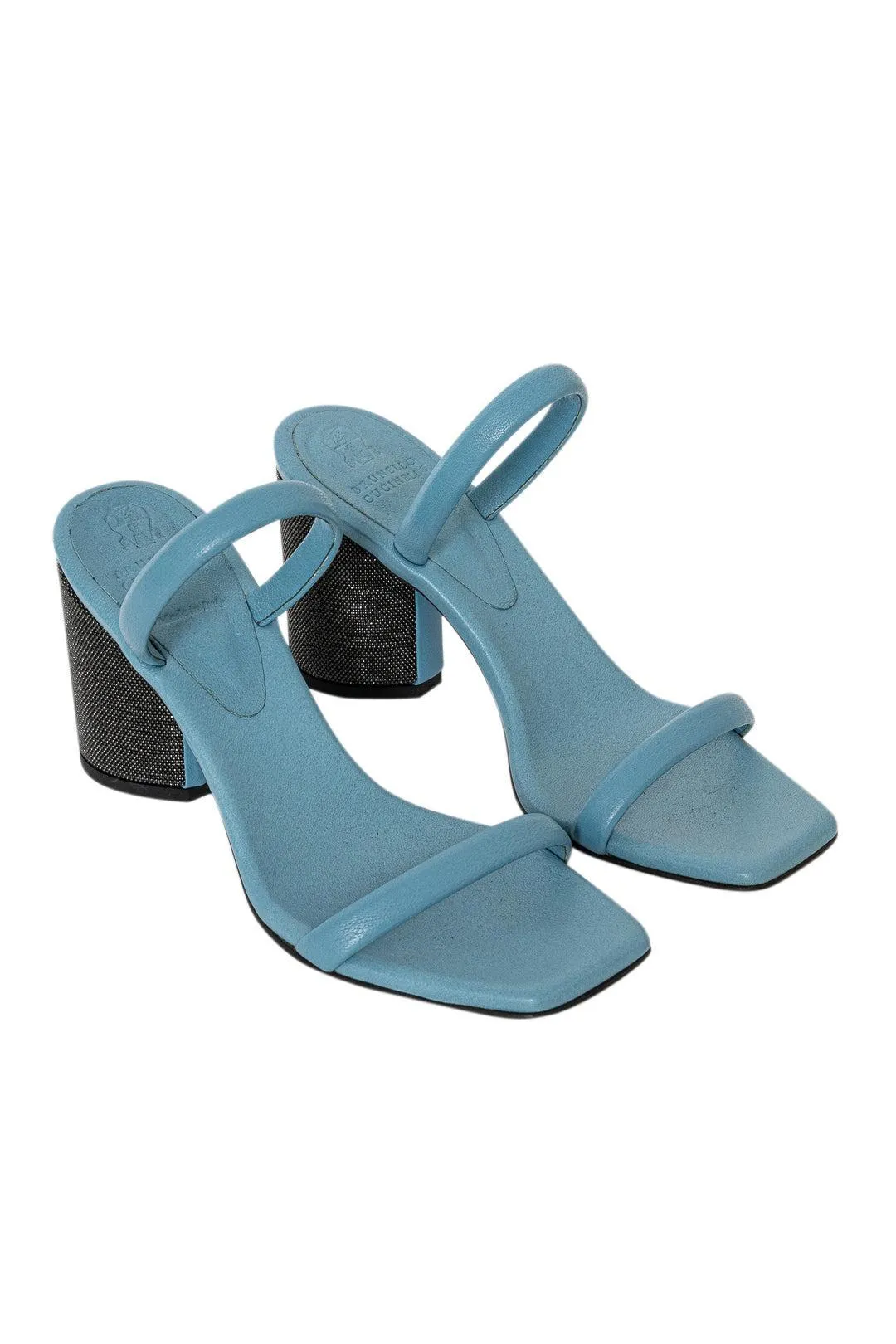 Light Blue Heel Sandals