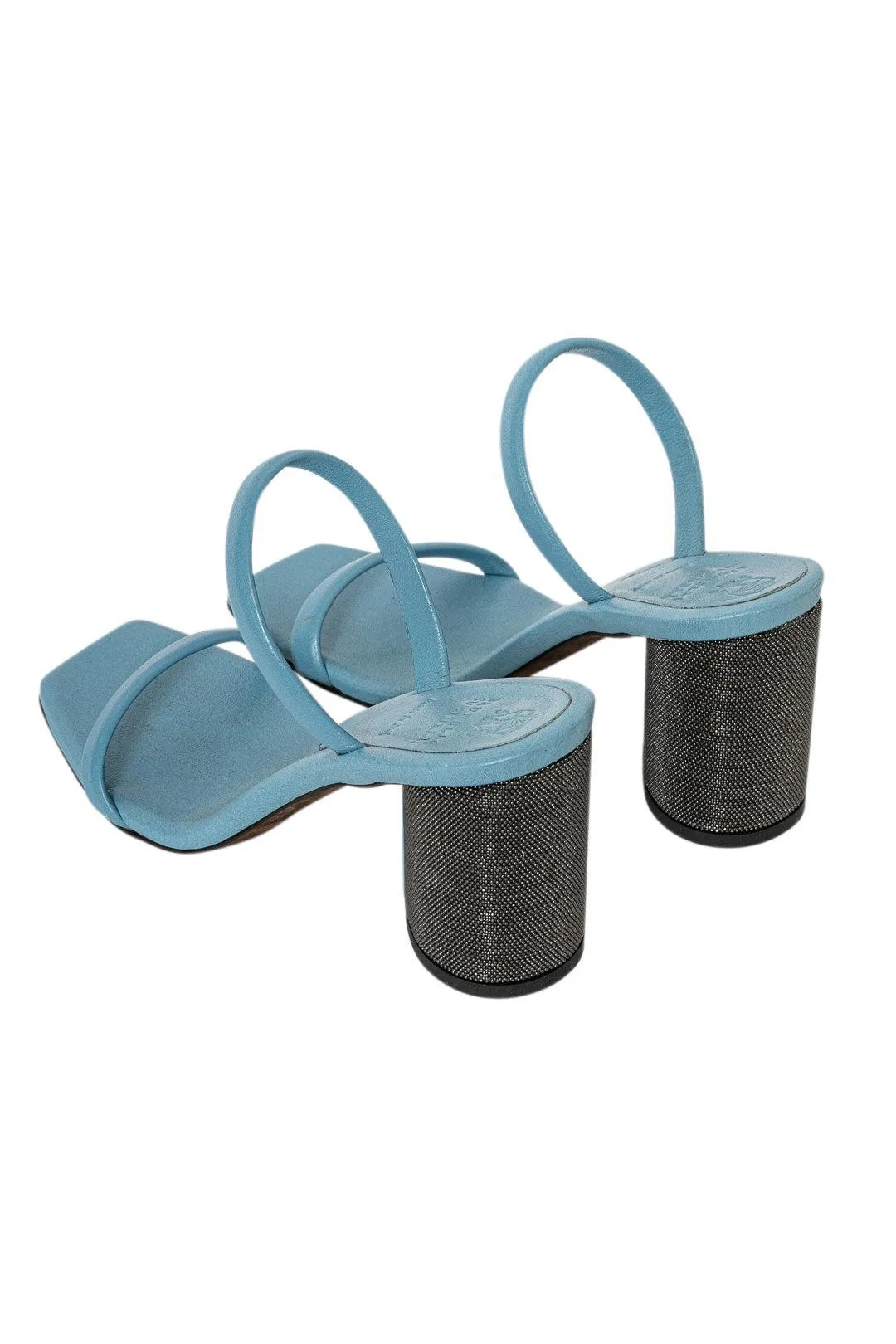 Light Blue Heel Sandals