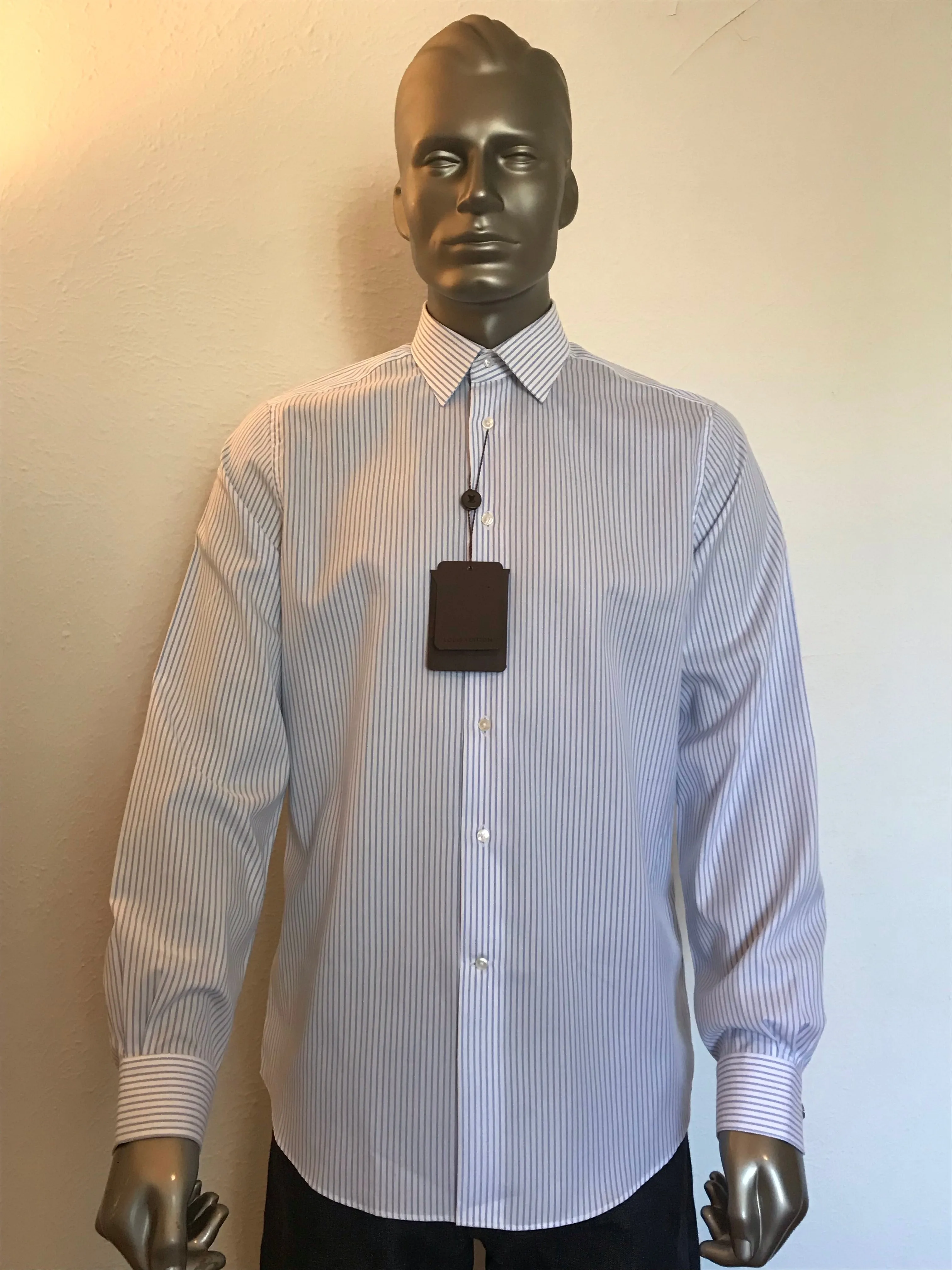 Light Blue Striped Shirt