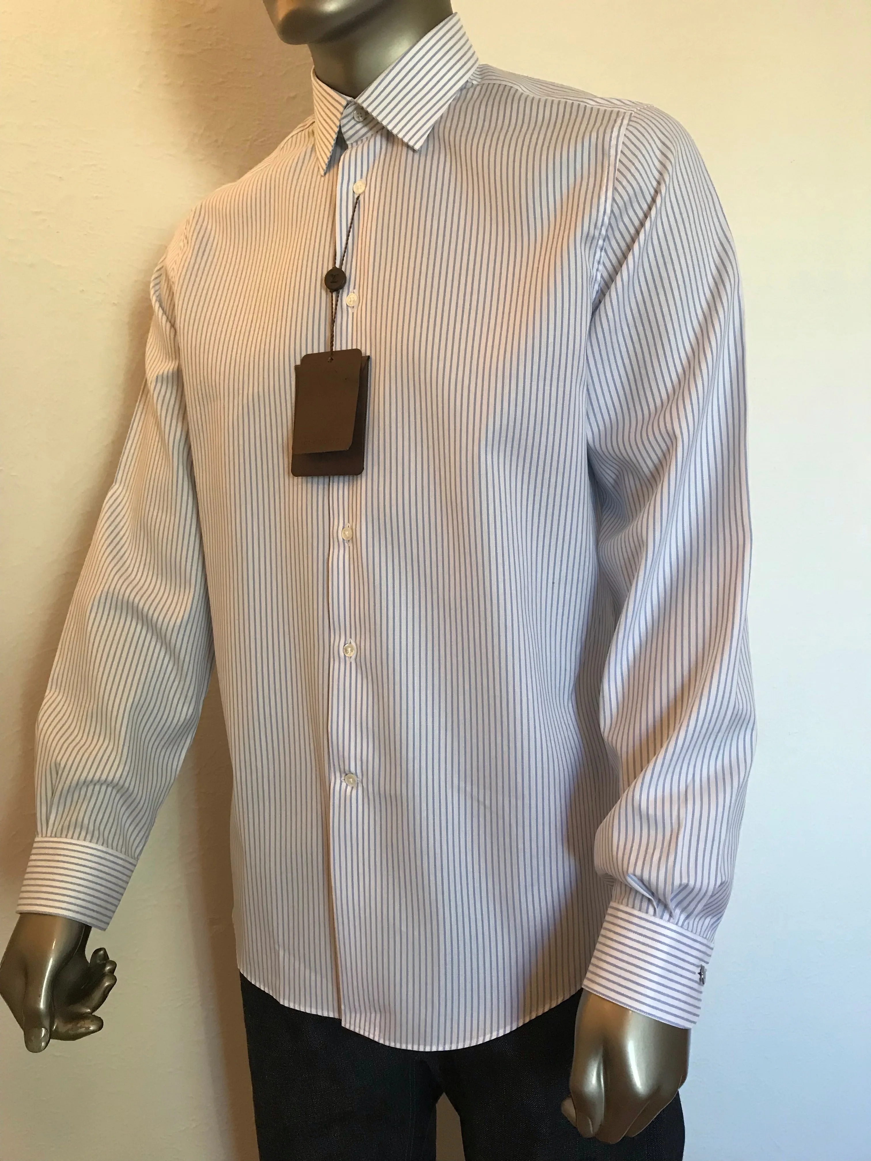 Light Blue Striped Shirt