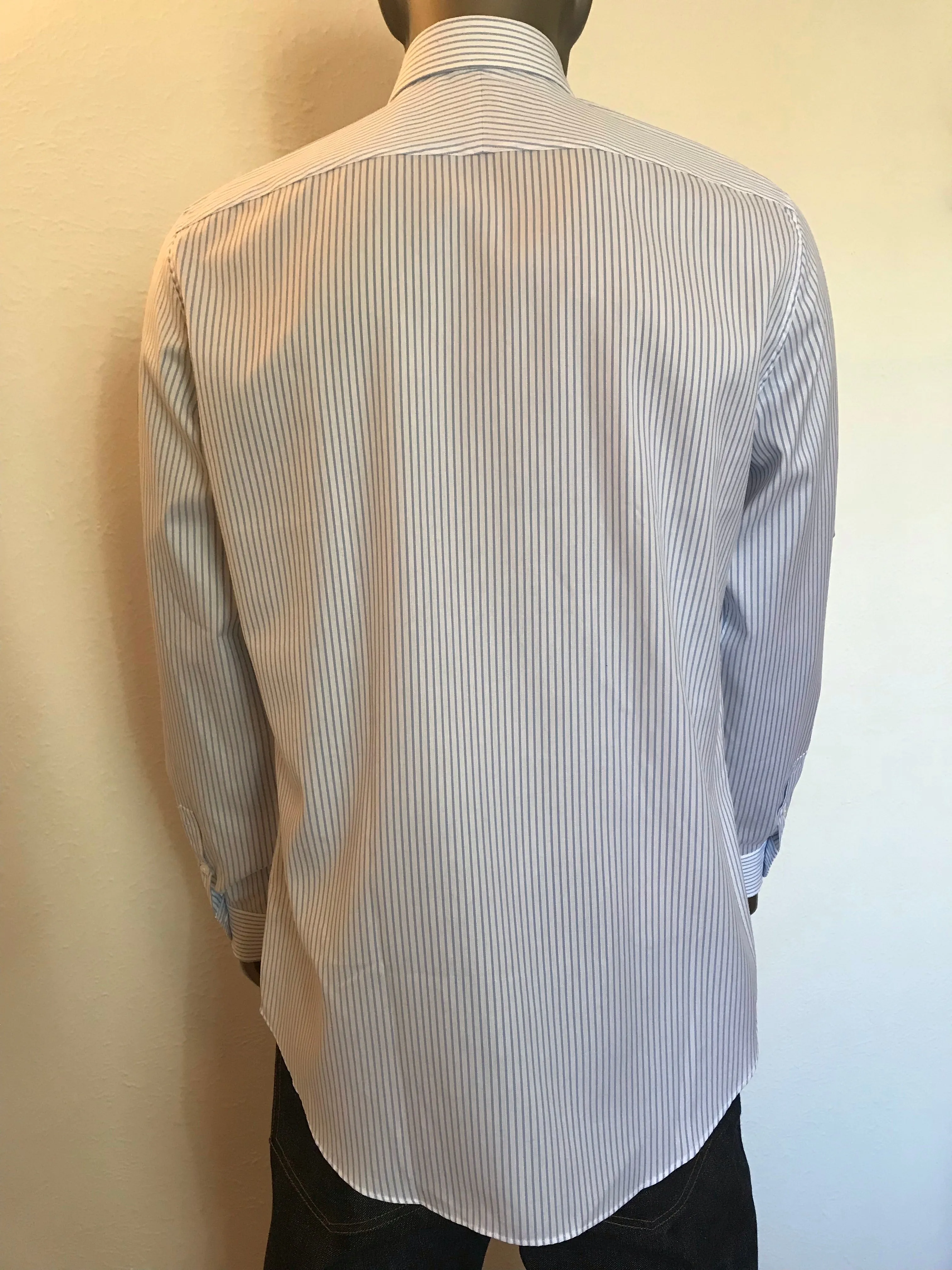 Light Blue Striped Shirt