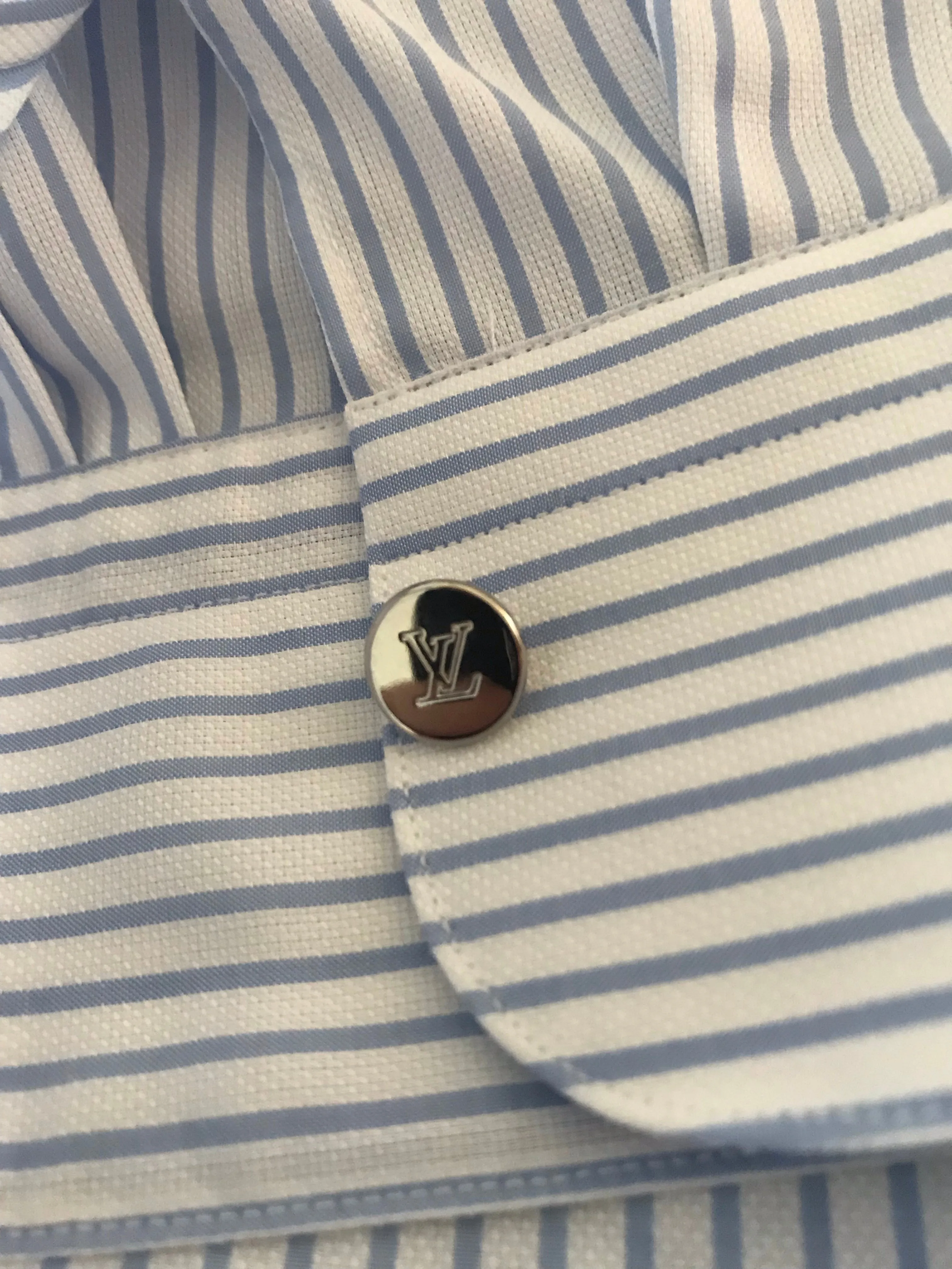 Light Blue Striped Shirt