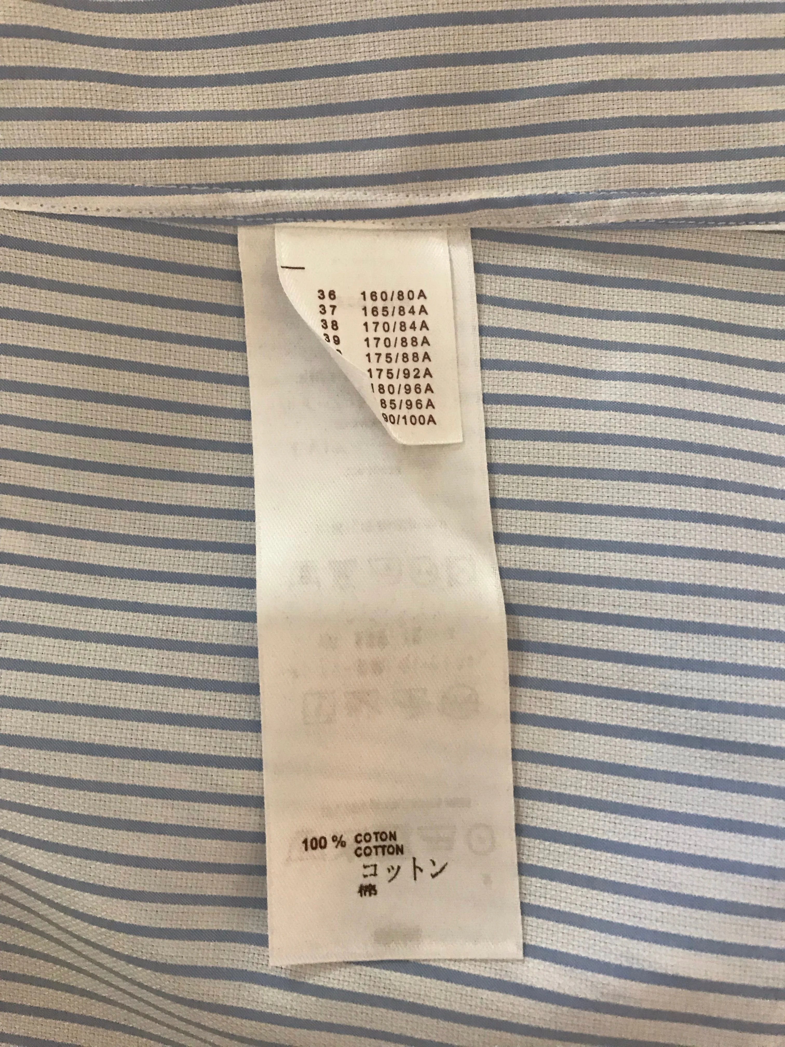 Light Blue Striped Shirt