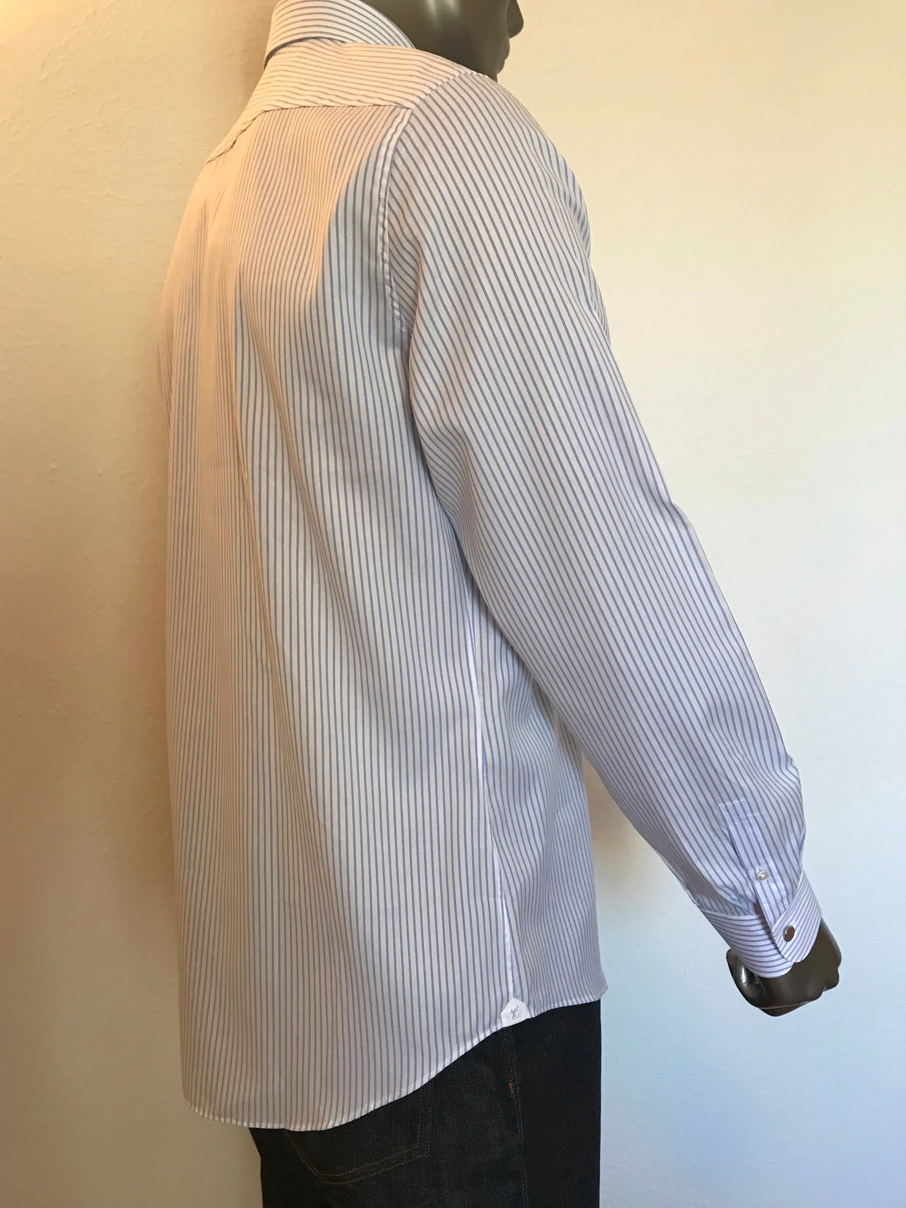 Light Blue Striped Shirt