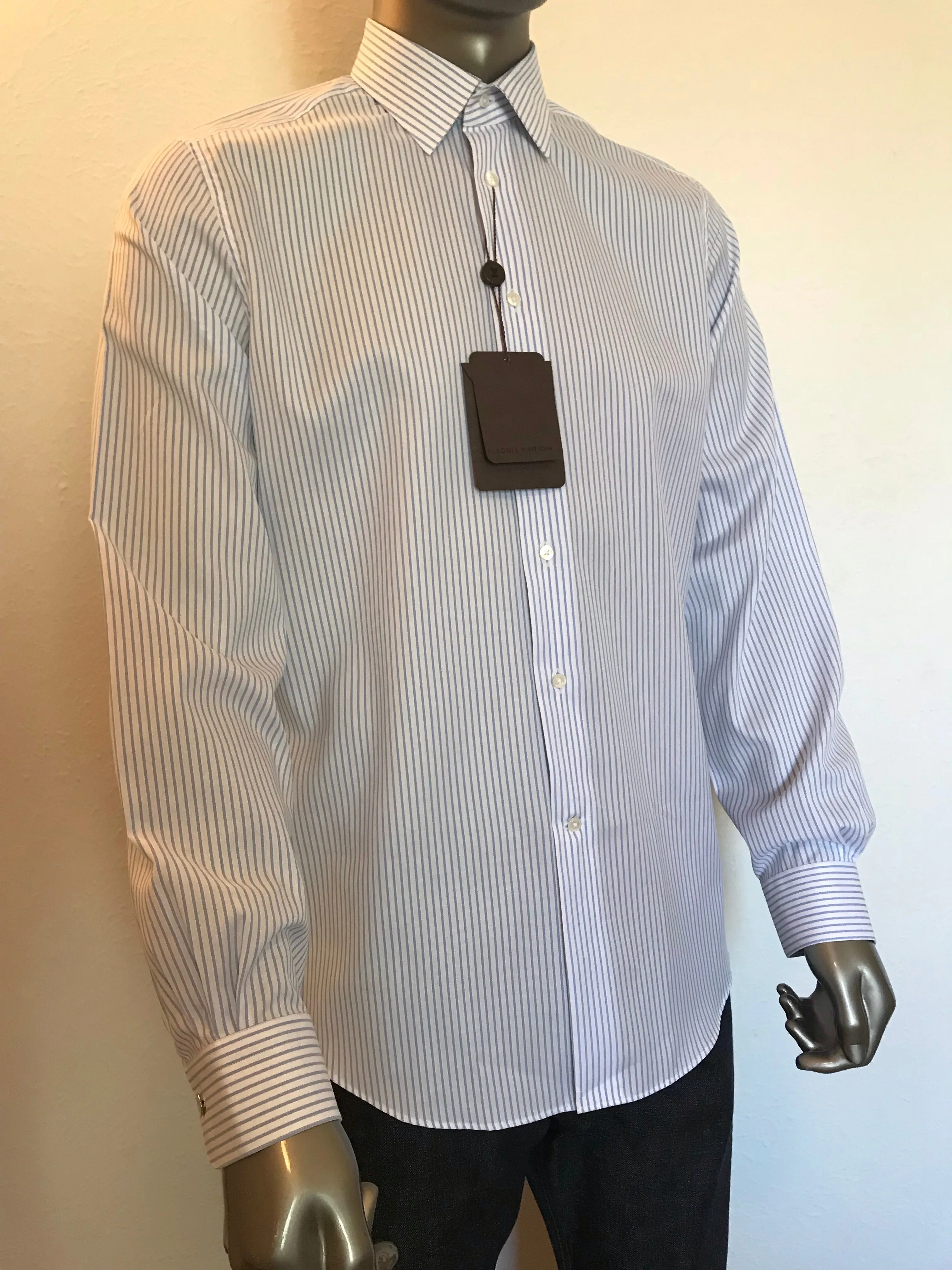 Light Blue Striped Shirt