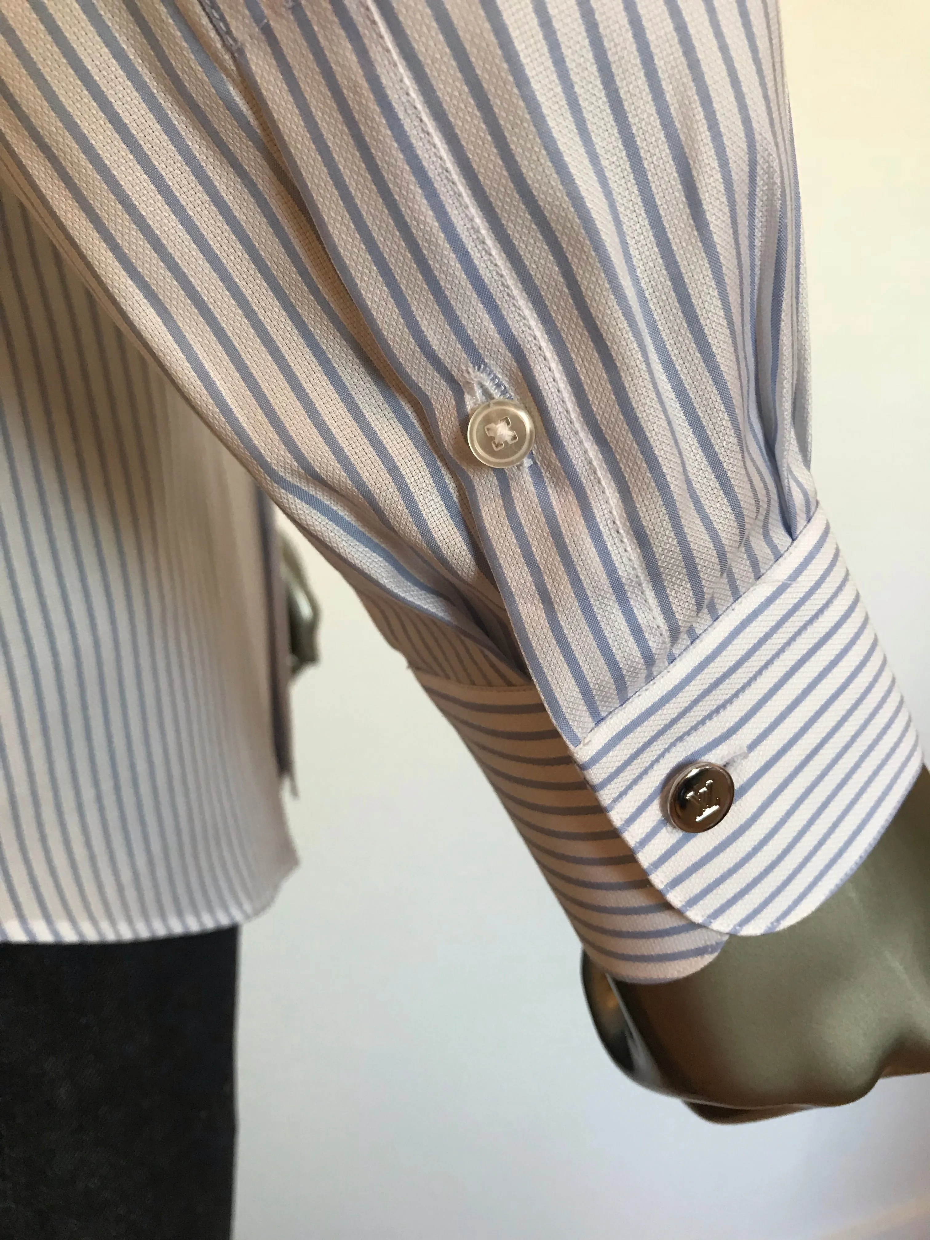 Light Blue Striped Shirt