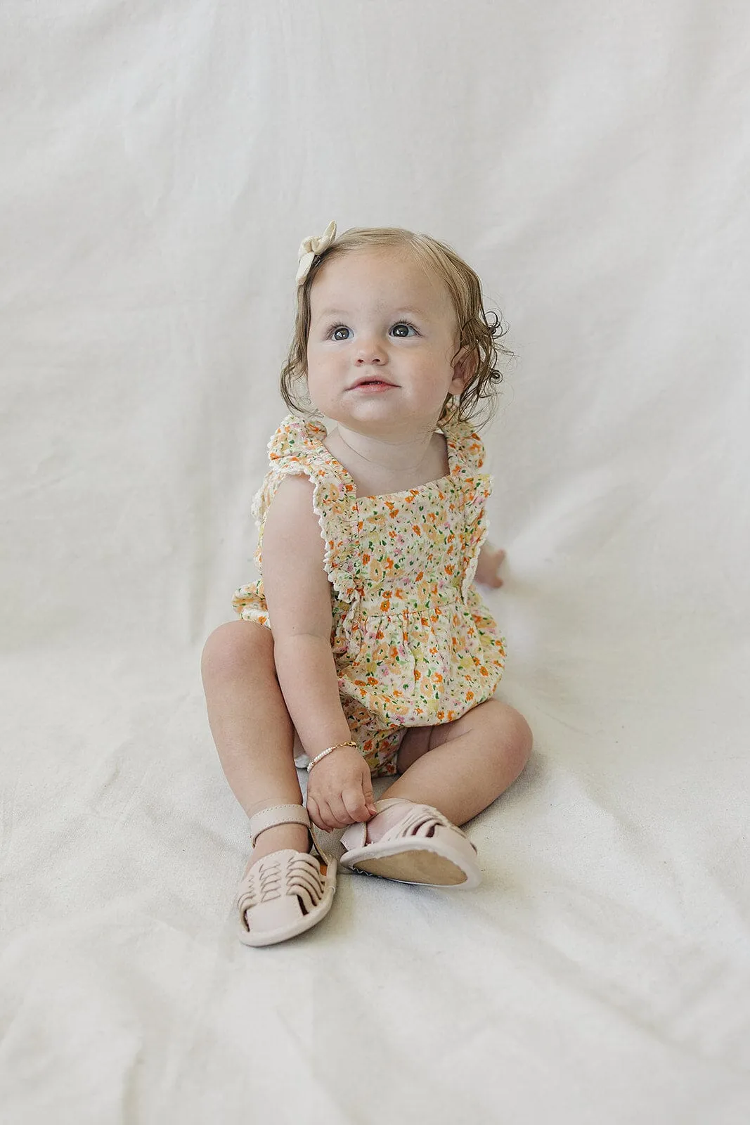 Light Pink - Woven Sandal - US Size 2-4 - Soft Sole