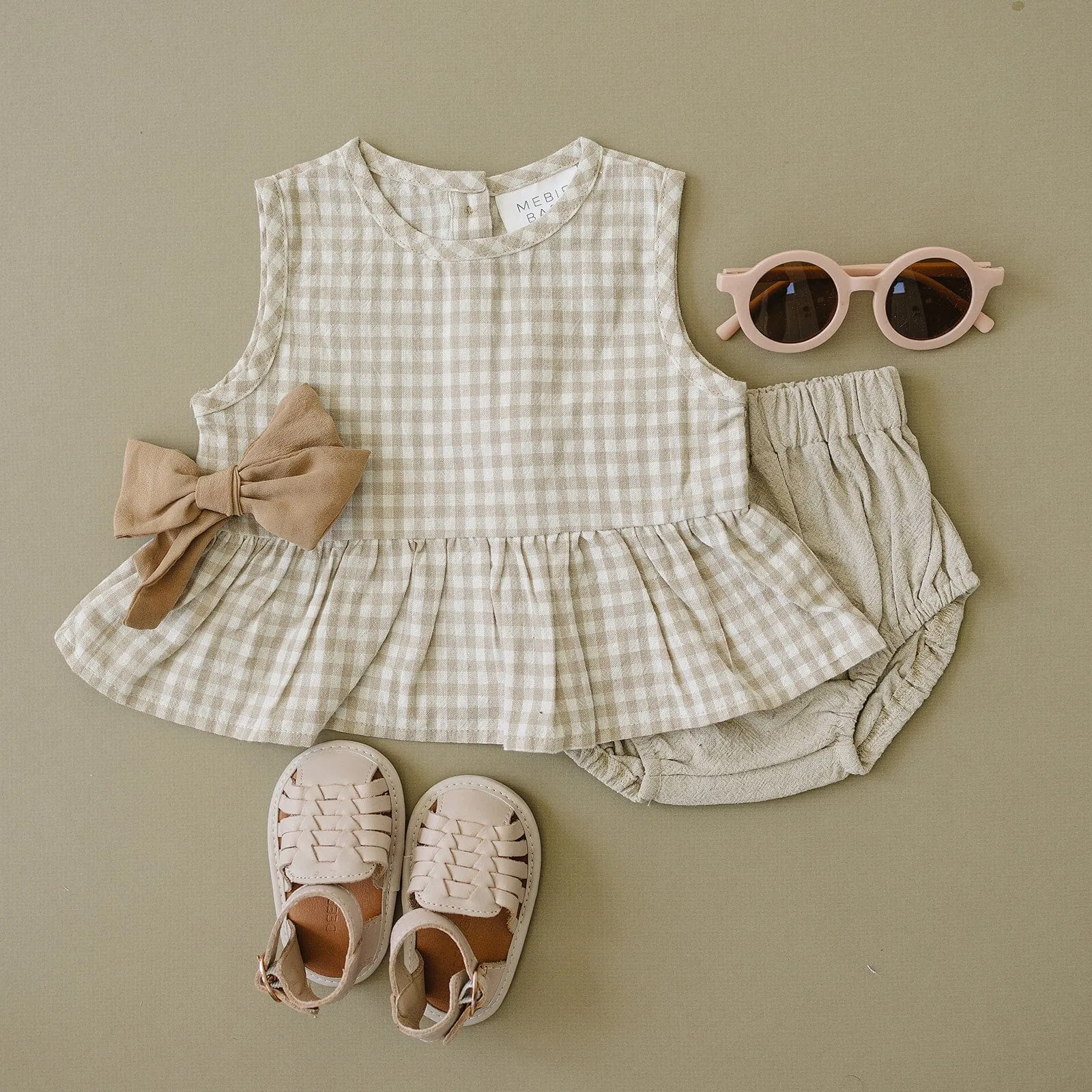 Light Pink - Woven Sandal - US Size 2-4 - Soft Sole