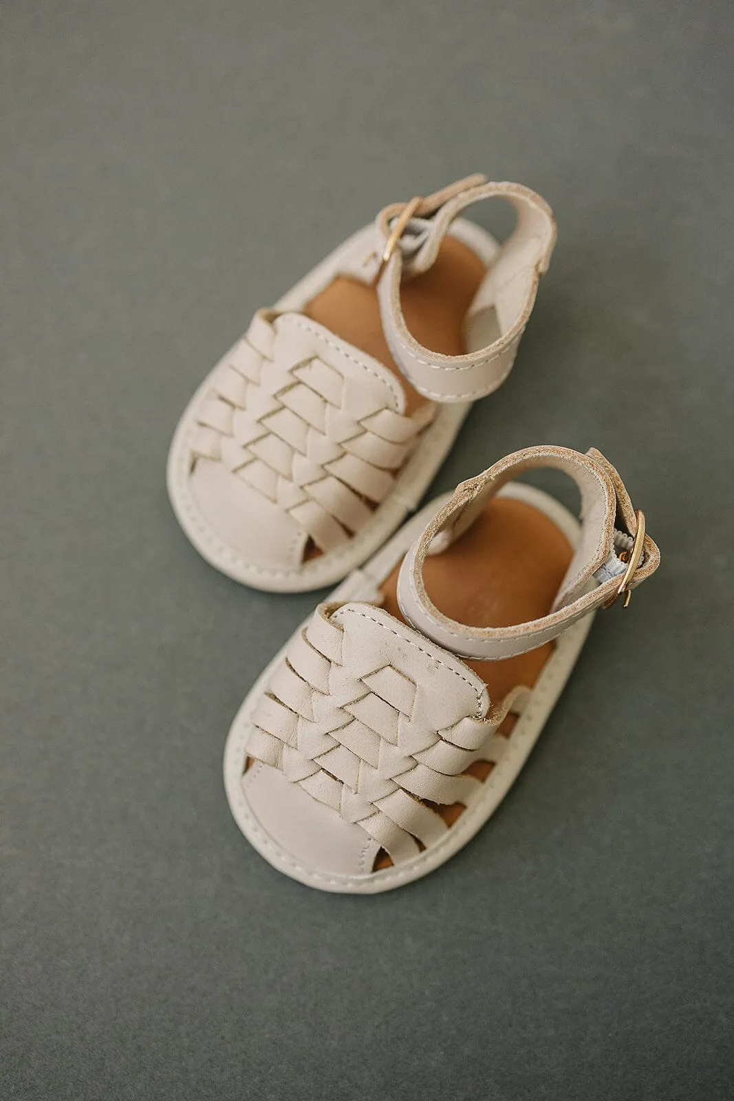 Light Pink - Woven Sandal - US Size 2-4 - Soft Sole