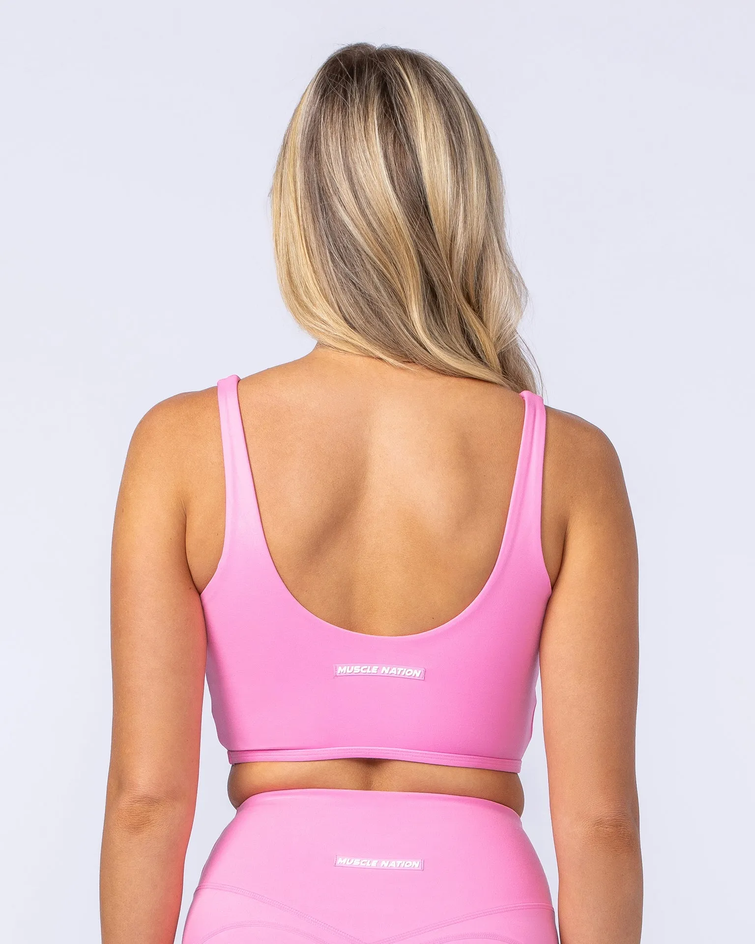 Limitless Longline Bra - Hollywood Pink