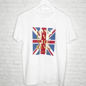 Long Live The King Union Jack Coronation Adult T Shirt
