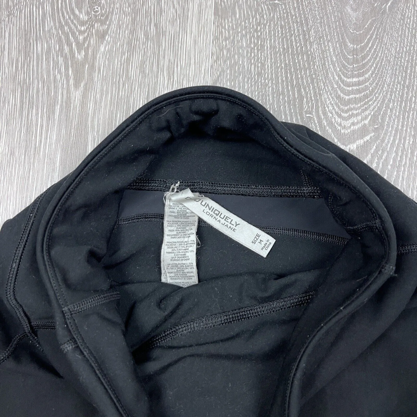 Lorna Jane Womens Black Activewear Legging Size M