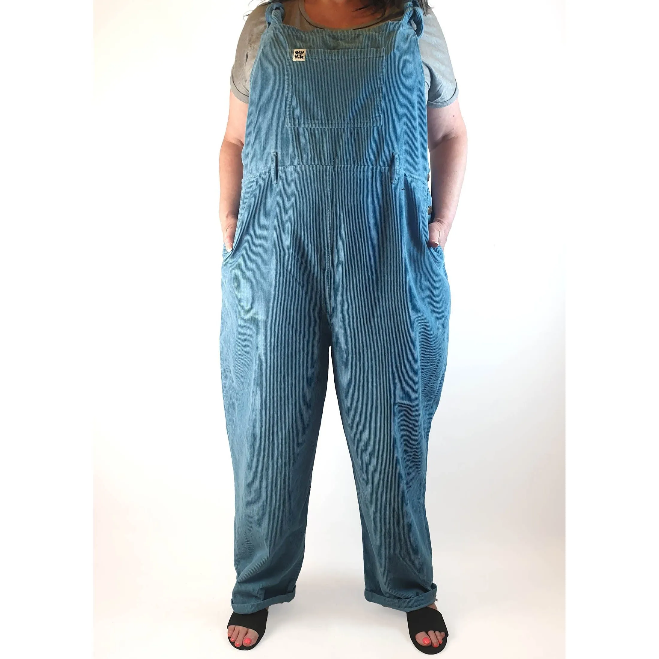 Lucy & Yak blue cord overalls size UK22/US18