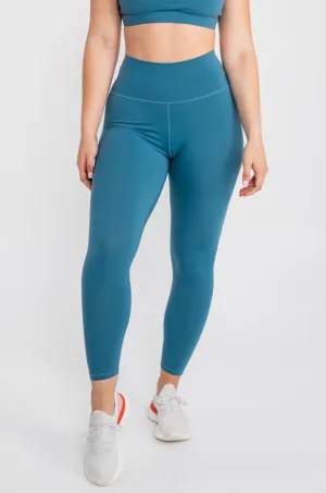Lux Leggings - Cerulean Blue