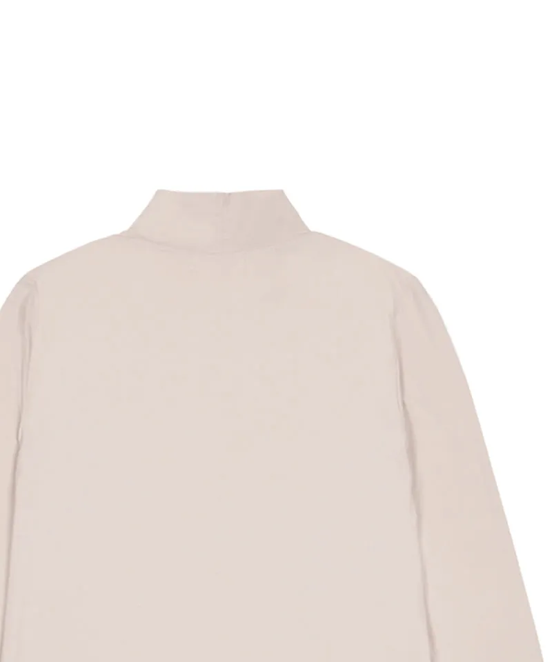 MACKY Golf: Cooling Half-Neck Inner Shirt - Beige