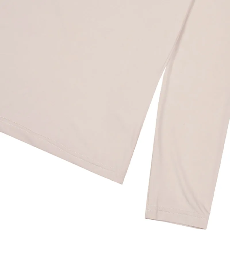 MACKY Golf: Cooling Half-Neck Inner Shirt - Beige