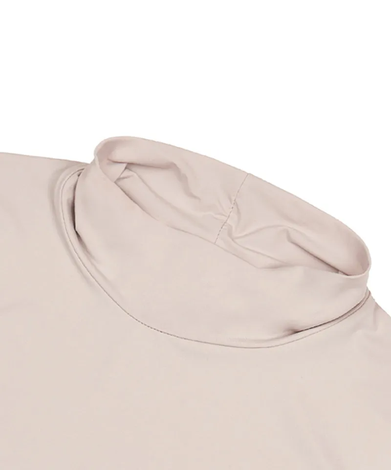 MACKY Golf: Cooling Half-Neck Inner Shirt - Beige