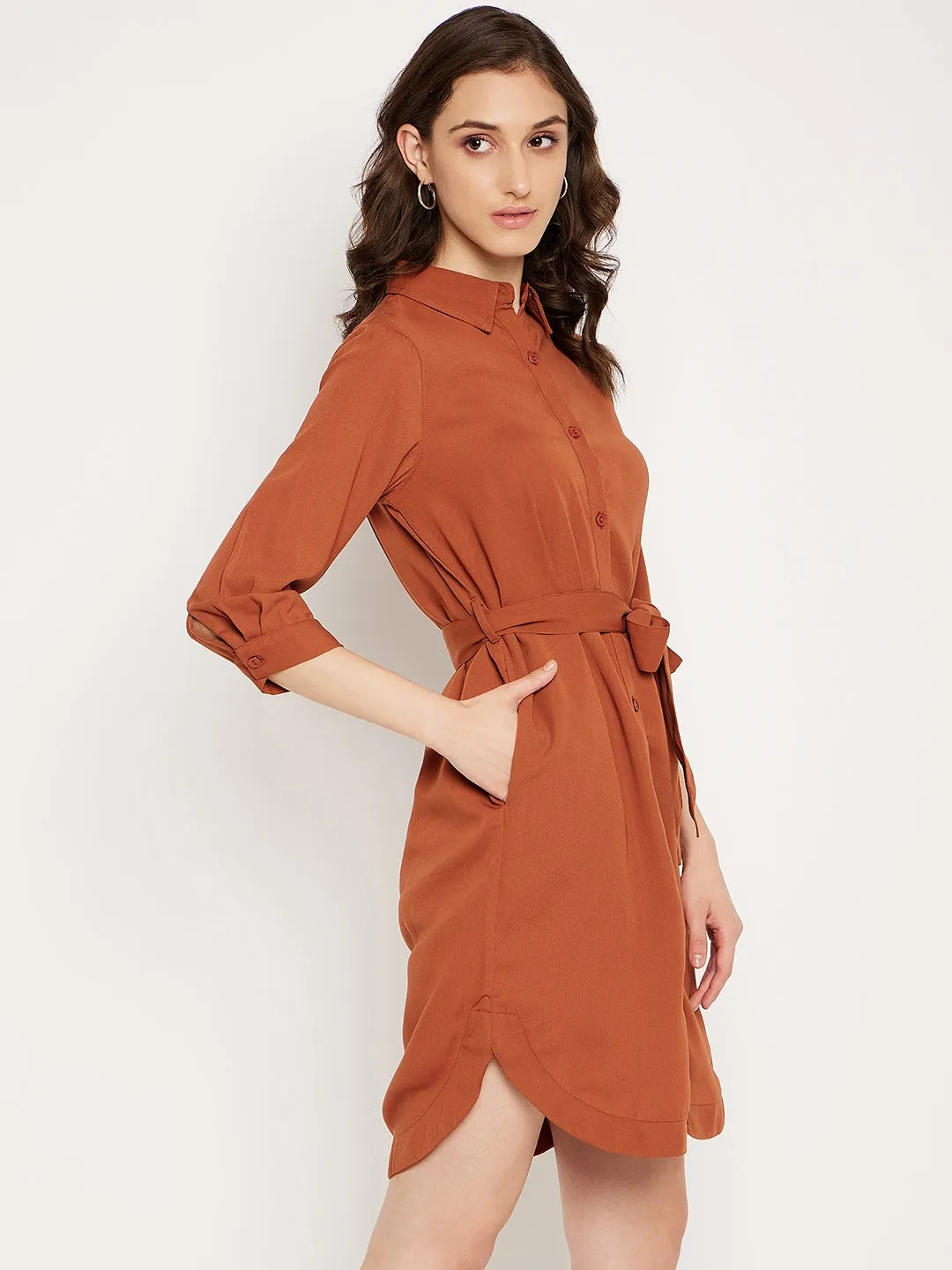 Madame Rust Shirt Dress