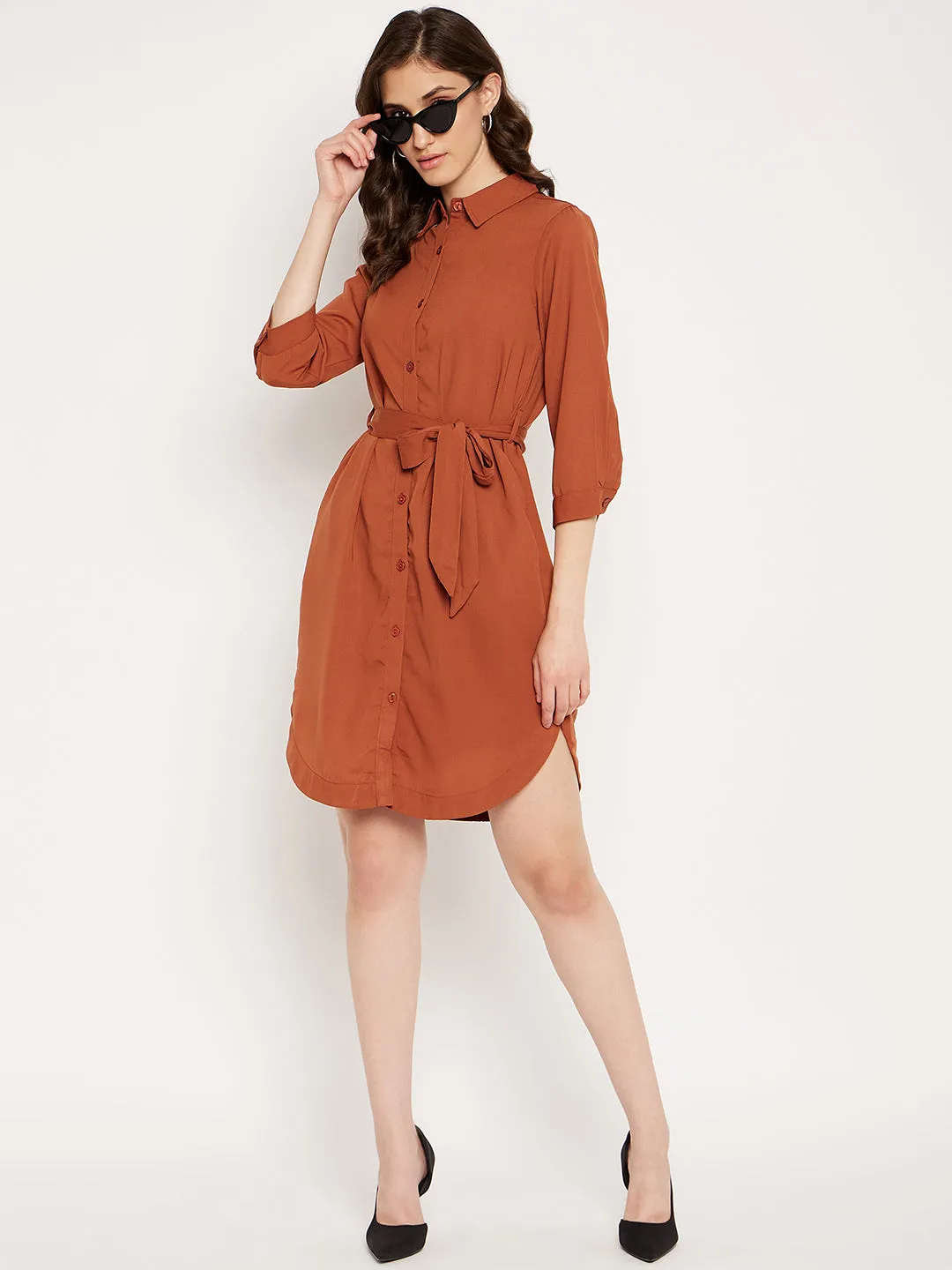 Madame Rust Shirt Dress