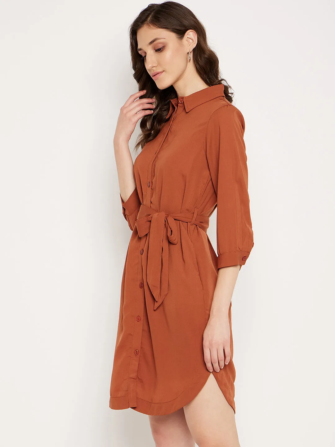 Madame Rust Shirt Dress