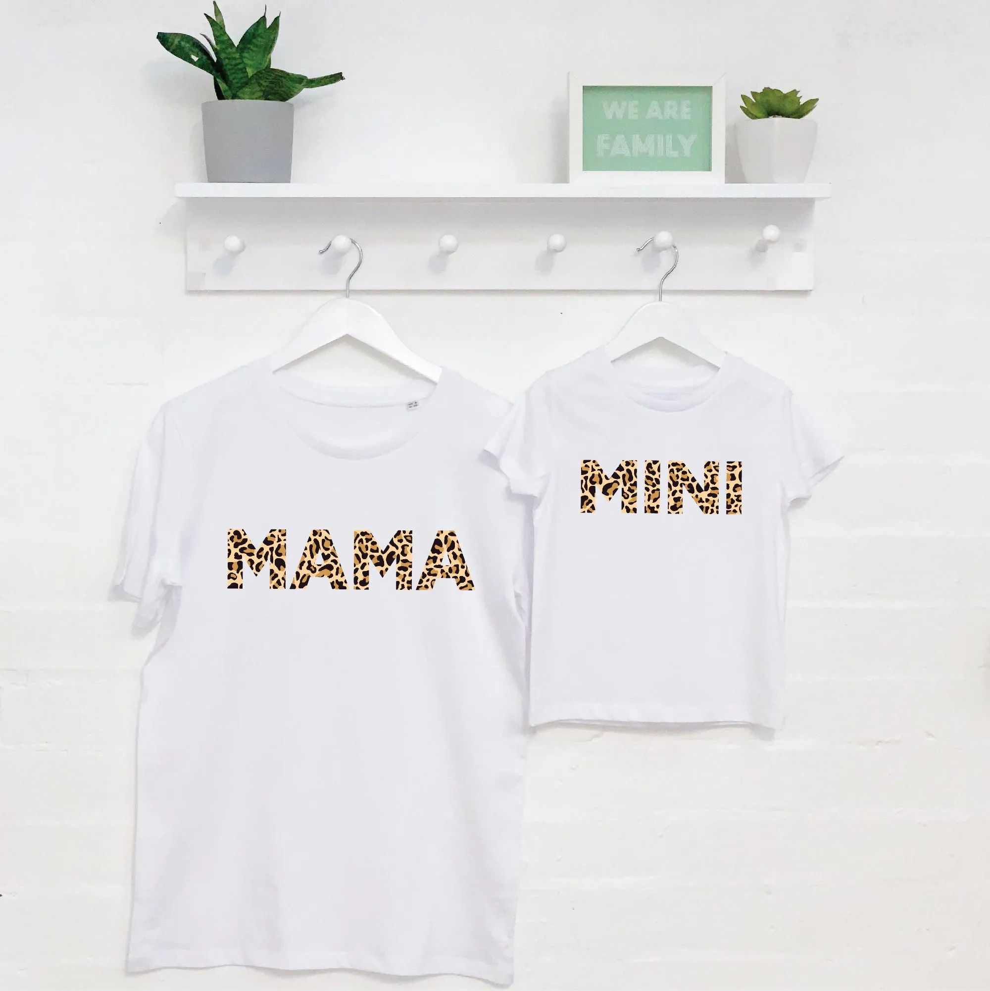 Mama And Mini Animal Print T Shirt Set