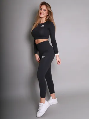 Marble Black Set Long Sleeve