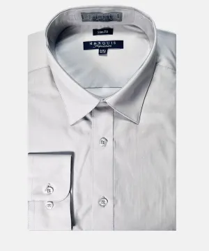 Marquis Slim Fit Dress Shirt - Silver