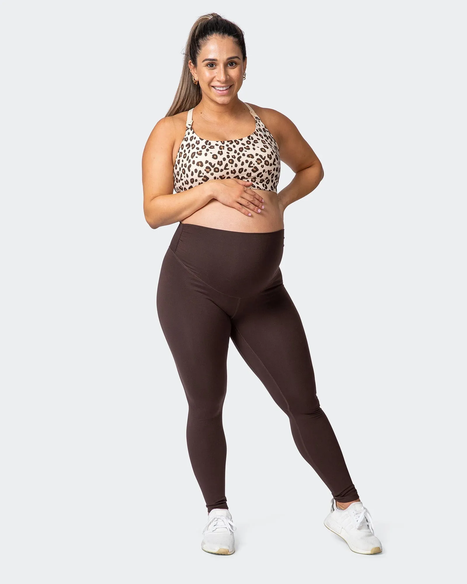 Maternity Everyday Leggings - Cocoa