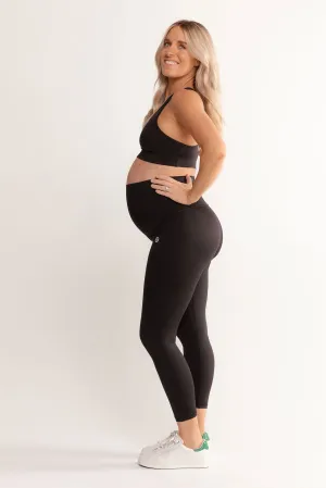 Maternity Support 7/8 Length Legging - Black