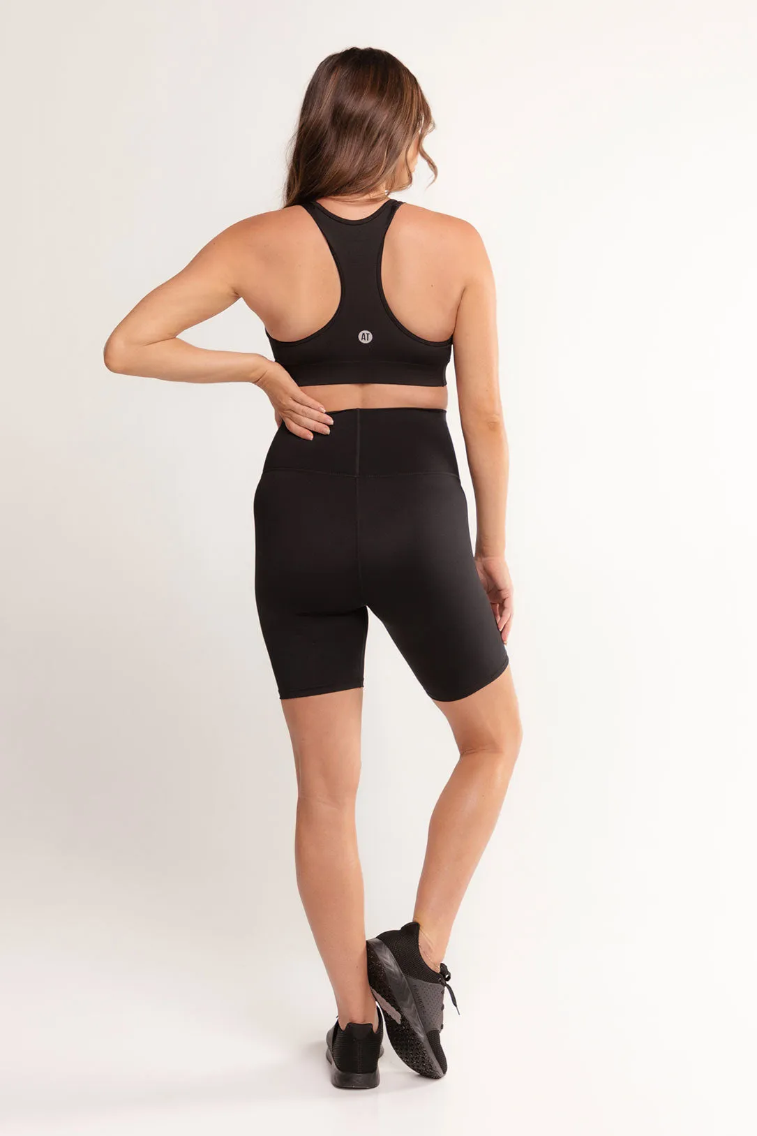 Maternity Support Bike Short - Black