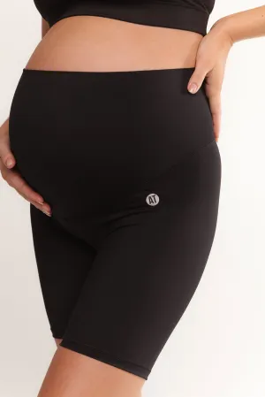 Maternity Support Bike Short - Black