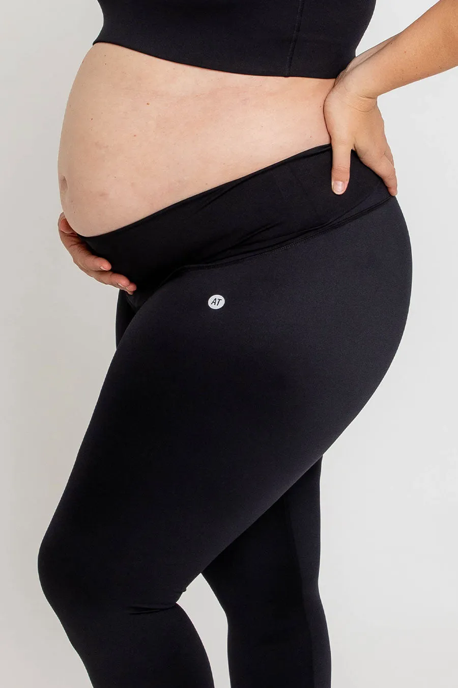 Maternity Support Full Length Legging - Black