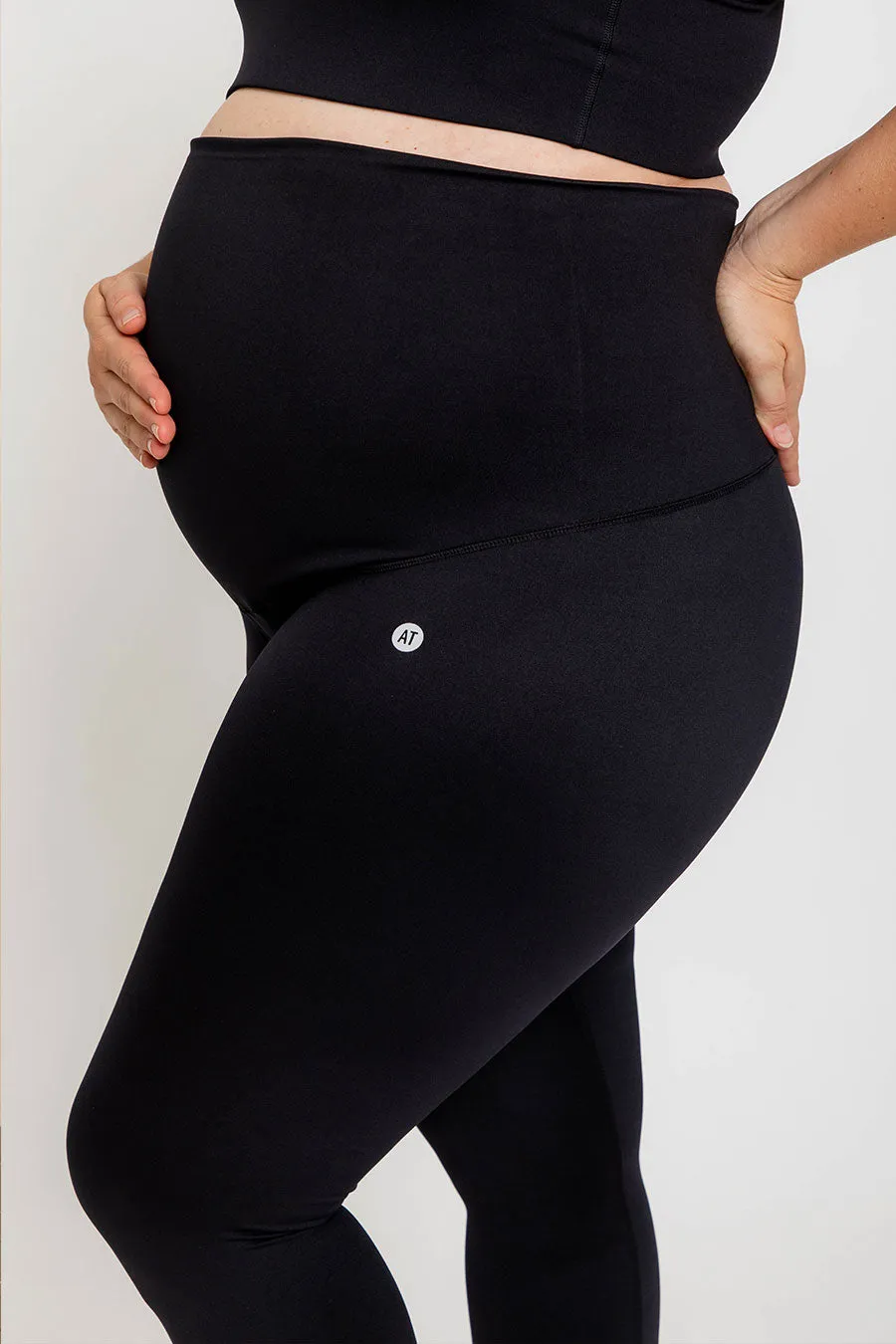 Maternity Support Full Length Legging - Black