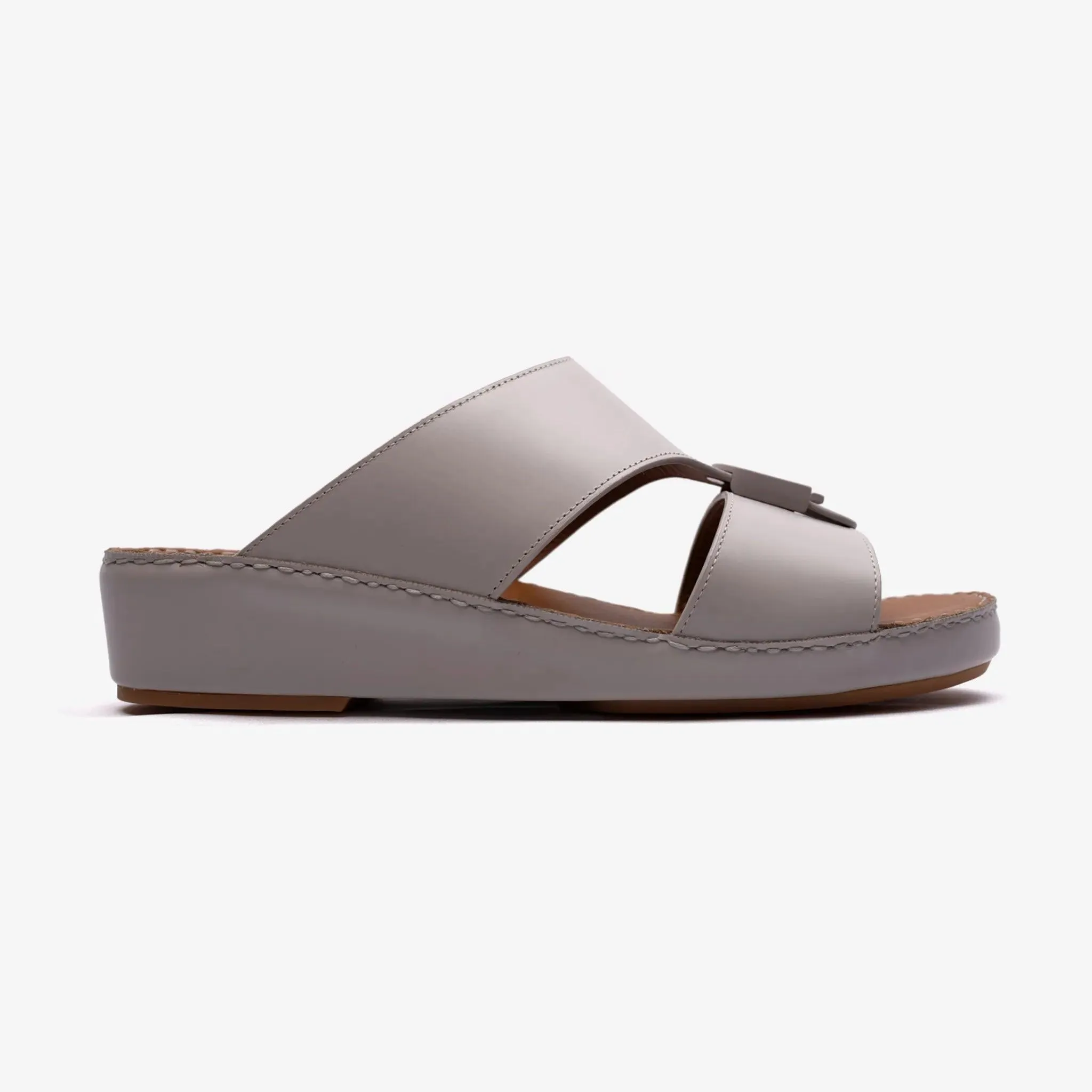 MATTE CLASSIC DAVINCI ARABIC SANDALS LIGHT-GREY