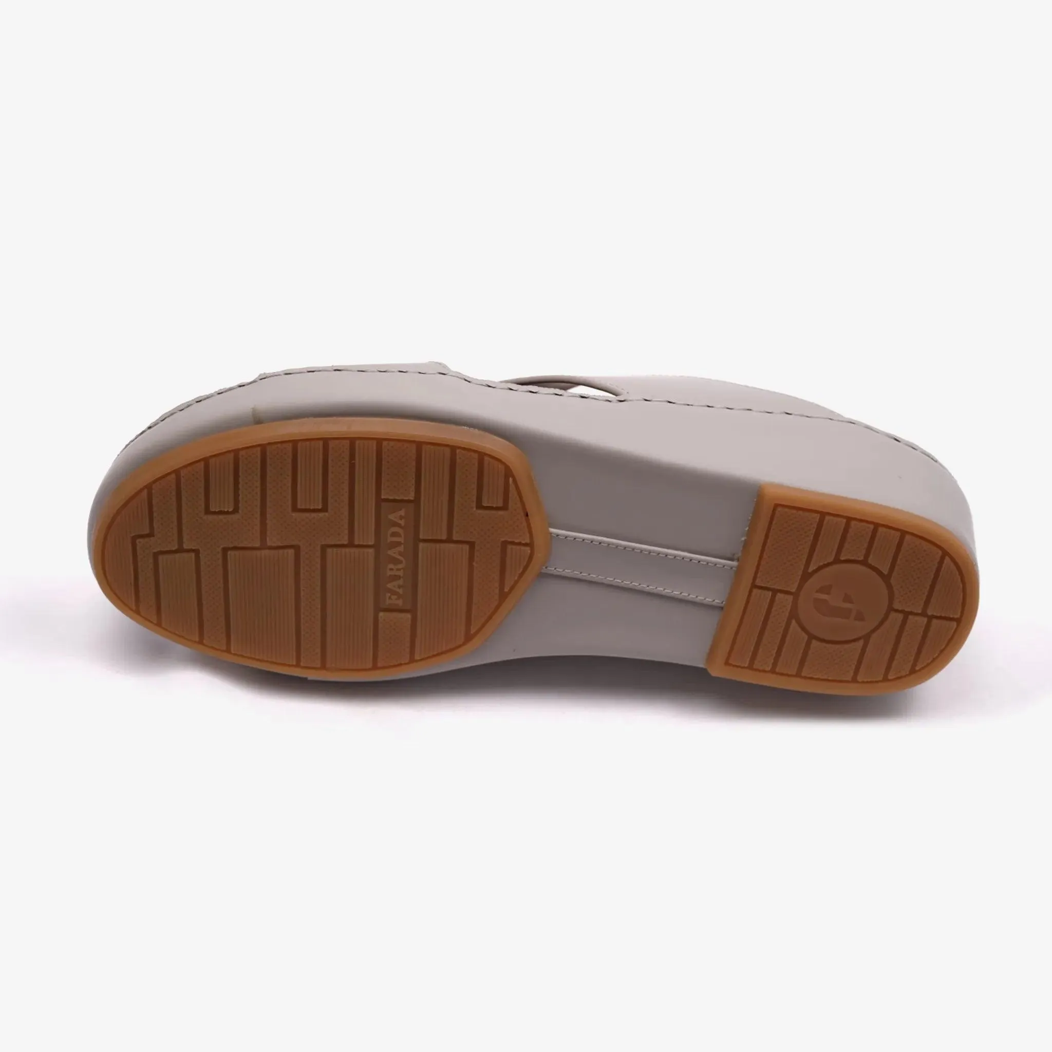 MATTE CLASSIC DAVINCI ARABIC SANDALS LIGHT-GREY