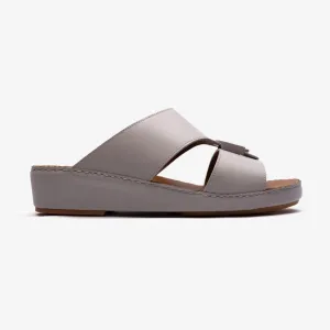 MATTE CLASSIC DAVINCI ARABIC SANDALS LIGHT-GREY