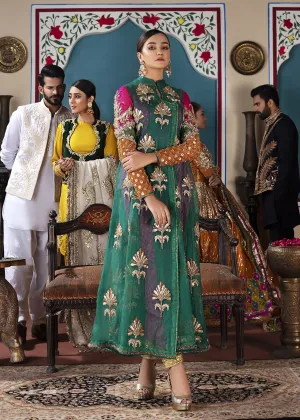 Mehndi Party Dress in Sea Green Color #N0021